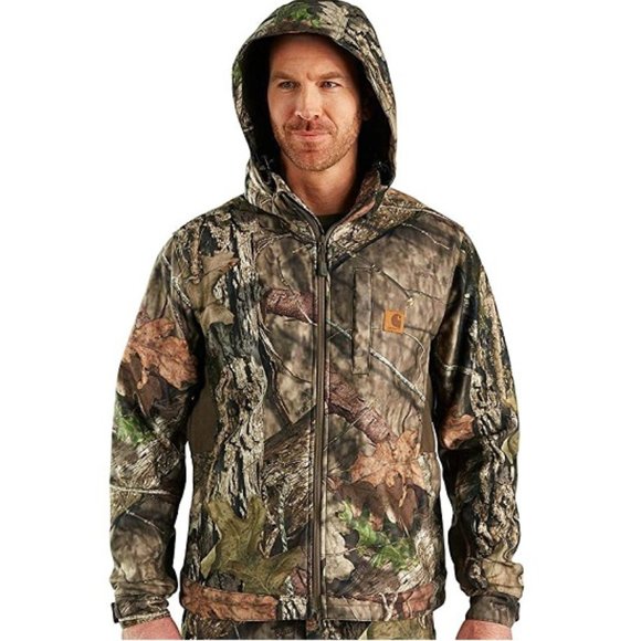 Carhartt Other - Carhartt Buckfield Hunting Jacket Mossy Oak Camo Rain Defender 103292 340 NWT L
